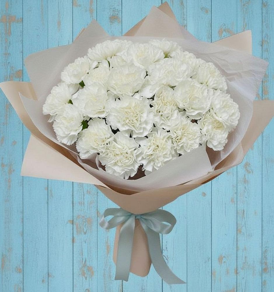 Букет цветов из: Гвоздики в Беседы