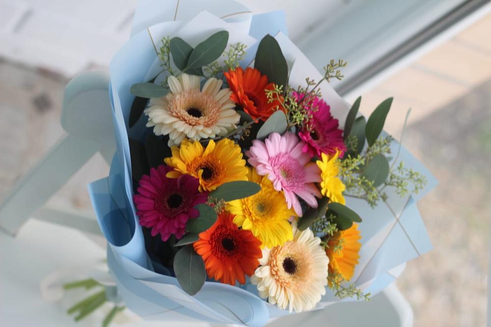 Букет цветов из: Герберы в Беседы