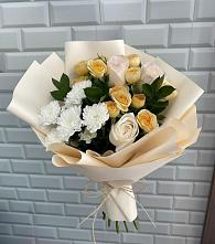 Букет цветов из:  Розы и Хризантемы в Беседы