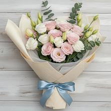 Букет цветов из:  Лизиантусы #REPLACE_PRED# Беседы