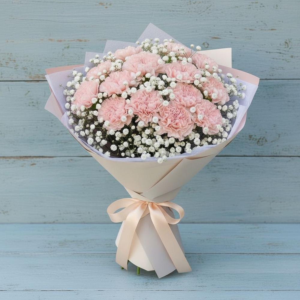 Букет цветов из: Гвоздики в Беседы