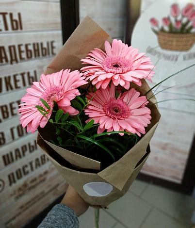 Букет цветов из: Герберы в Беседы
