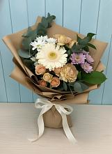 Букет цветов из:  Герберы и Хризантемы в Беседы