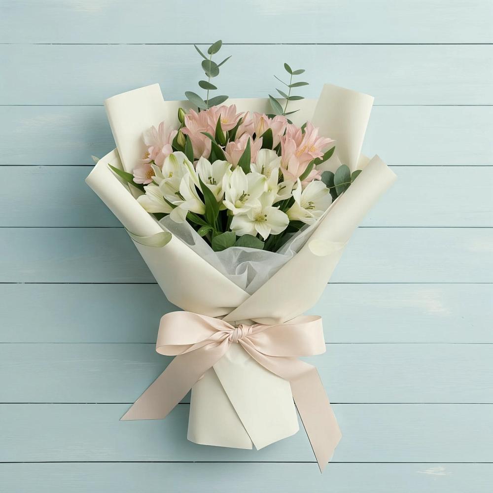 Букет цветов из: Альстромерии в Беседы