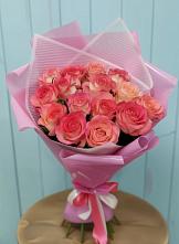 Букет 15 Розовых роз Равель #REPLACE_PRED# Беседы