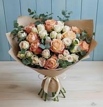 Букет цветов из:  Альстромерии и Розы #REPLACE_PRED# Беседы